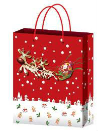クリスマスペーパーバッグ/ファンシークリスマスペーパーギフトバッグ/クリスマスのための紙袋