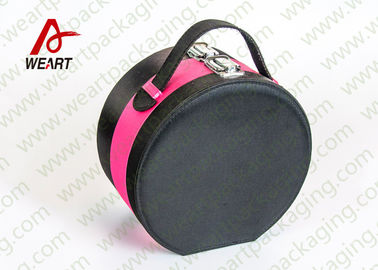 中国 黒及びピンクのミラー25cmの直径を持つ円形の化粧品の紙箱の構造のオルガナイザー 代理店