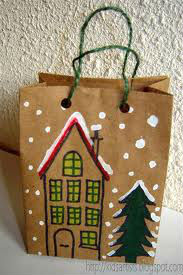 クリスマスペーパーバッグ/ファンシークリスマスペーパーギフトバッグ/クリスマスのための紙袋