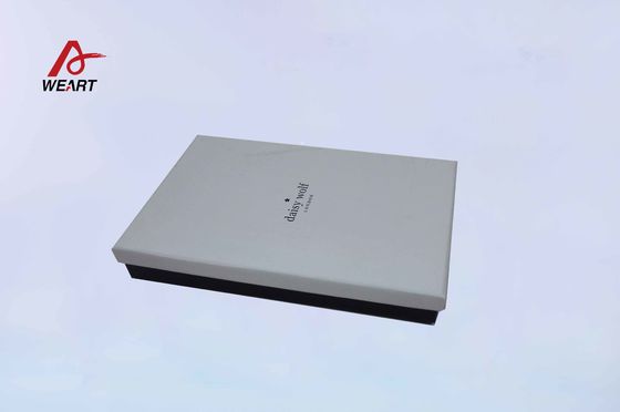 ふた、白黒二重色が付いているサンプル タイプ ペーパー宝石箱